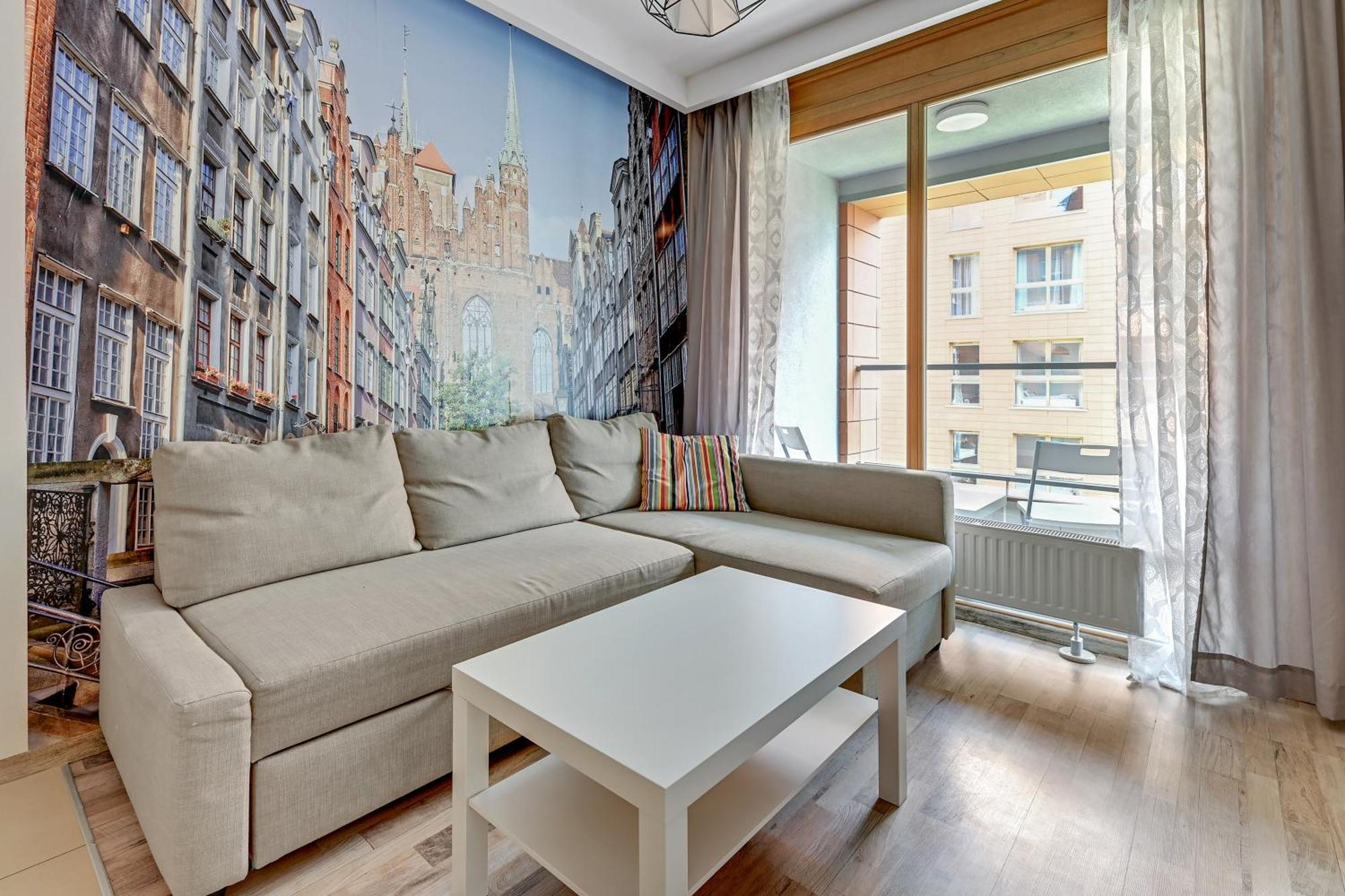 Aura Island Riverside By Downtown Apartments Gdansk Bagian luar foto